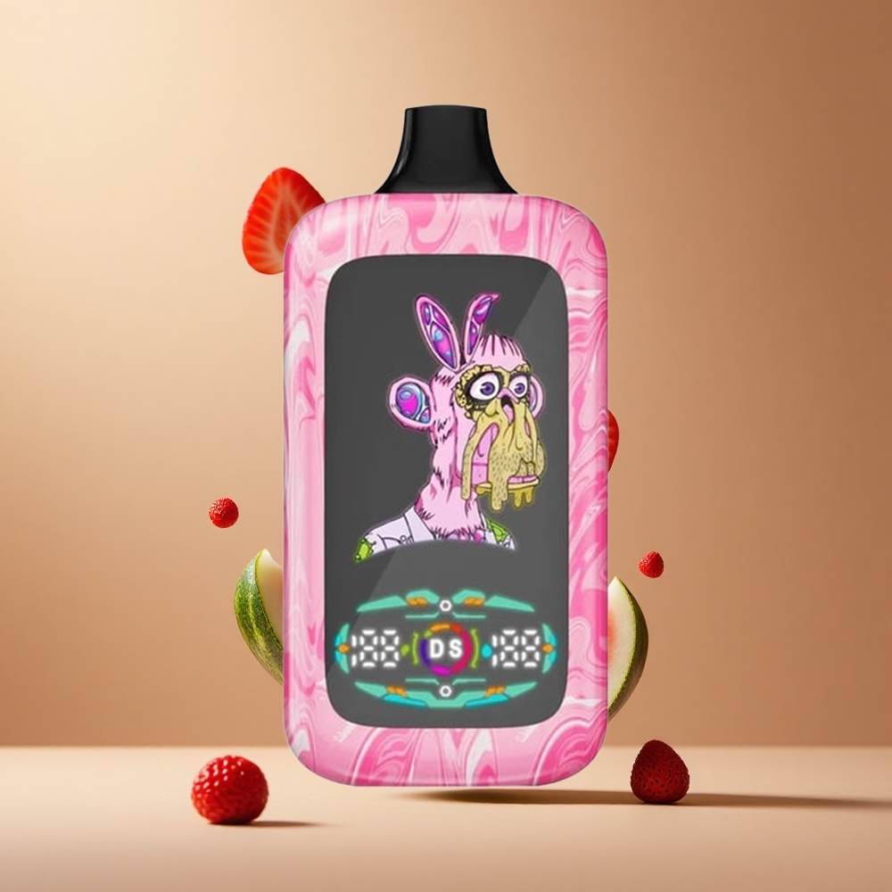 Fumot Digital Monkey 40000 de Pufuri Căpșună Pepene Dulce Dual Mesh Coil Romania wholesale Fumot Digital Monkey 40000 de Pufuri Căpșună Pepene Dulce Dual Mesh Coil Romania wholesale