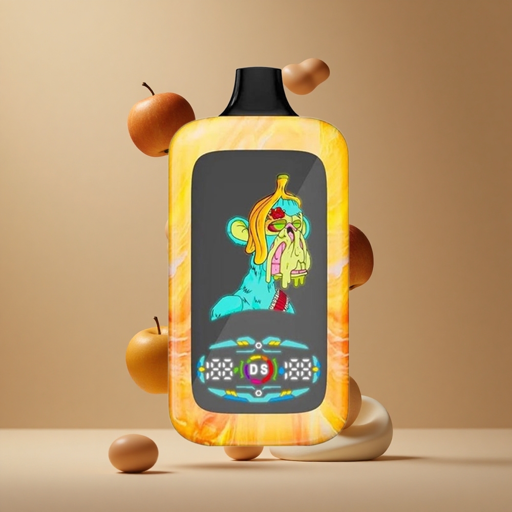 Fumot Digital Monkey 40000 de Pufuri Măr Dublu Dual Mesh Coil 850 MAH Romania wholesale Fumot Digital Monkey 40000 de Pufuri Măr Dublu Dual Mesh Coil 850 MAH Romania wholesale