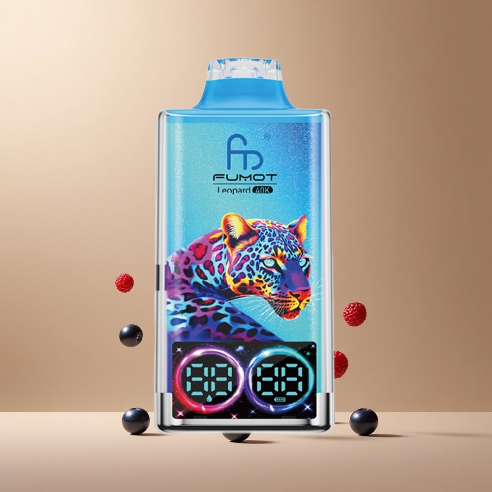 Fumot Leopard 40000 de Pufuri Afine Zmeură Baterie 700mAh Încărcare Type-C Romania wholesale Fumot Leopard 40000 de Pufuri Afine Zmeură Baterie 700mAh Încărcare Type-C Romania wholesale