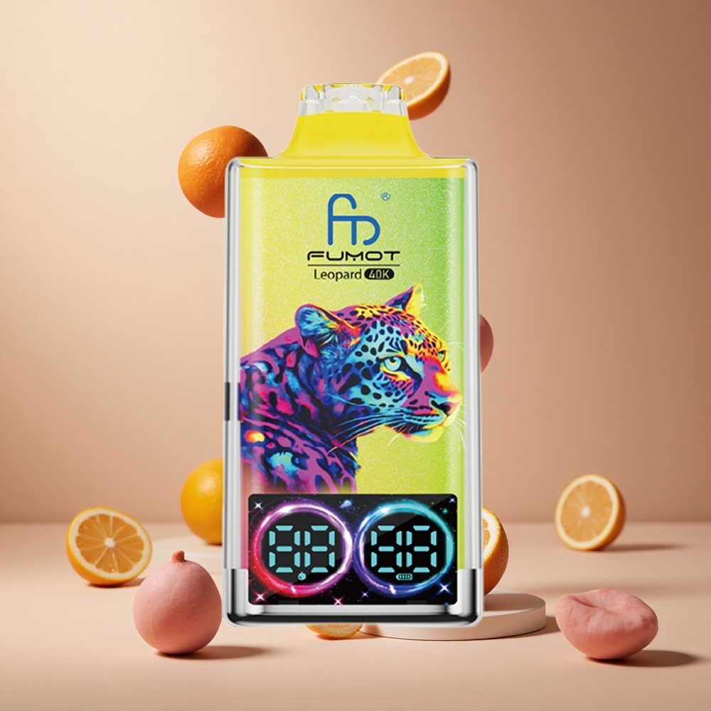Fumot Leopard 40K Pufuri Vape de unică folosință Lămâie Roză 700mAh Baterie Dual Mesh Romania wholesale Fumot Leopard 40K Pufuri Vape de unică folosință Lămâie Roză 700mAh Baterie Dual Mesh Romania wholesale
