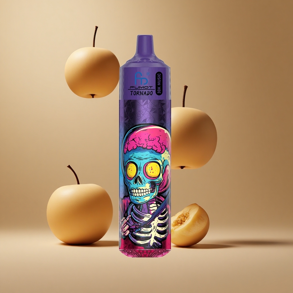 Fumot RandM Tornado 30000 Pufuri Triplu Măr 30mL Baterie 600mAh Romania wholesale