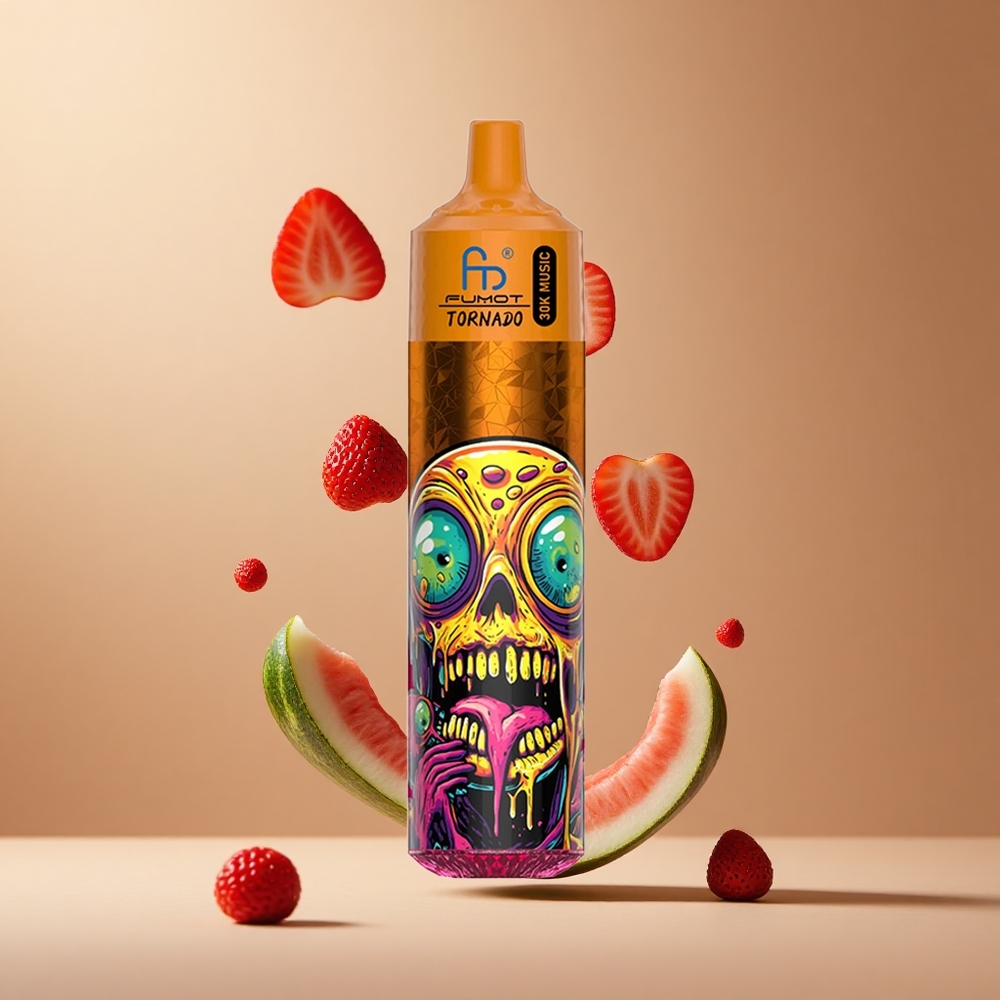 Fumot RandM Tornado 30000 de Pufuri Capsuni Pepene Galben 30mL LED afișaj Romania wholesale Fumot RandM Tornado 30000 de Pufuri Capsuni Pepene Galben 30mL LED afișaj Romania wholesale