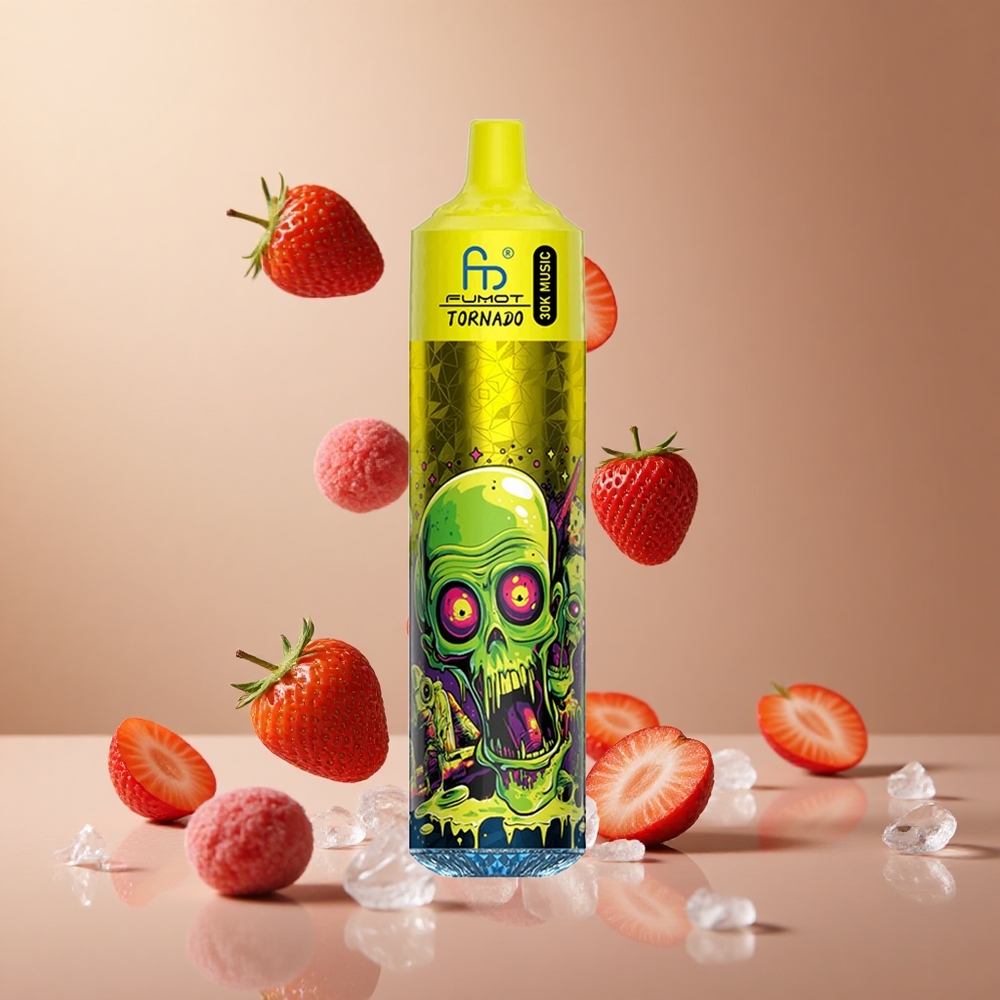 Fumot RandM Tornado 30000 de Pufuri Capsuni Înghețate 30mL LED Romania wholesale Fumot RandM Tornado 30000 de Pufuri Capsuni Înghețate 30mL LED Romania wholesale