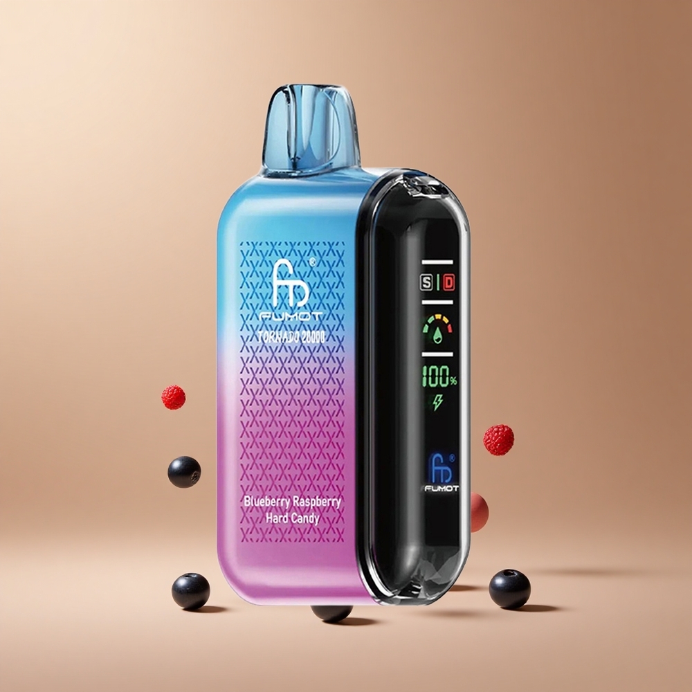 Fumot Tornado 20000 Pufuri Afine Zmeură Bomboane Dure Capacitate 20ml Baterie Reîncărcabilă 850mAh Romania wholesale Fumot Tornado 20000 Pufuri Afine Zmeură Bomboane Dure Capacitate 20ml Baterie Reîncărcabilă 850mAh Romania wholesale