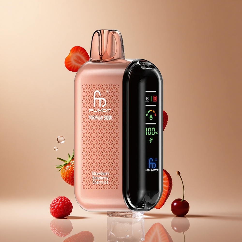 Fumot Tornado 20000 Pufuri Capsuni Zmeura Cires Gheață 20ml Capacitate e-lichid 850mAh Baterie Reîncărcabilă Romania wholesale Fumot Tornado 20000 Pufuri Capsuni Zmeura Cires Gheață 20ml Capacitate e-lichid 850mAh Baterie Reîncărcabilă Romania wholesale