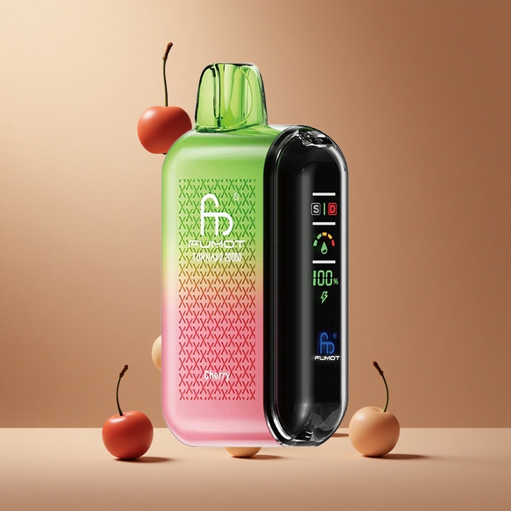 Fumot Tornado 20000 Pufuri Cireșă Capacitate 20ml Romania wholesale Fumot Tornado 20000 Pufuri Cireșă Capacitate 20ml Romania wholesale