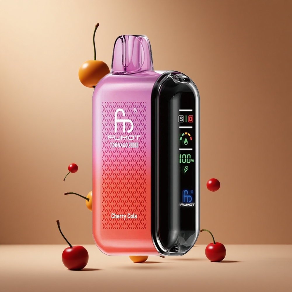 Fumot Tornado 20000 Pufuri Coil Dual Cherry Cola 20ml Romania wholesale