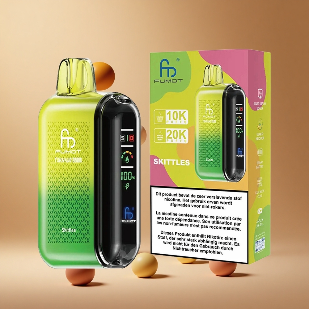 Fumot Tornado 20000 Pufuri Dulciuri 20ml Capacitate Lichid Romania wholesale