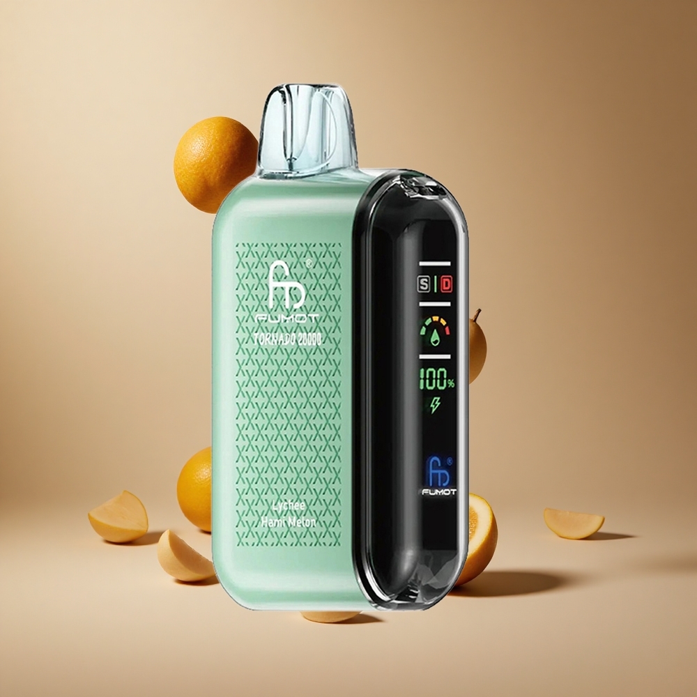 Fumot Tornado 20000 Pufuri Litchi Pepene Galben 20ml Capacitate E-lichid Afacere en gros Romania