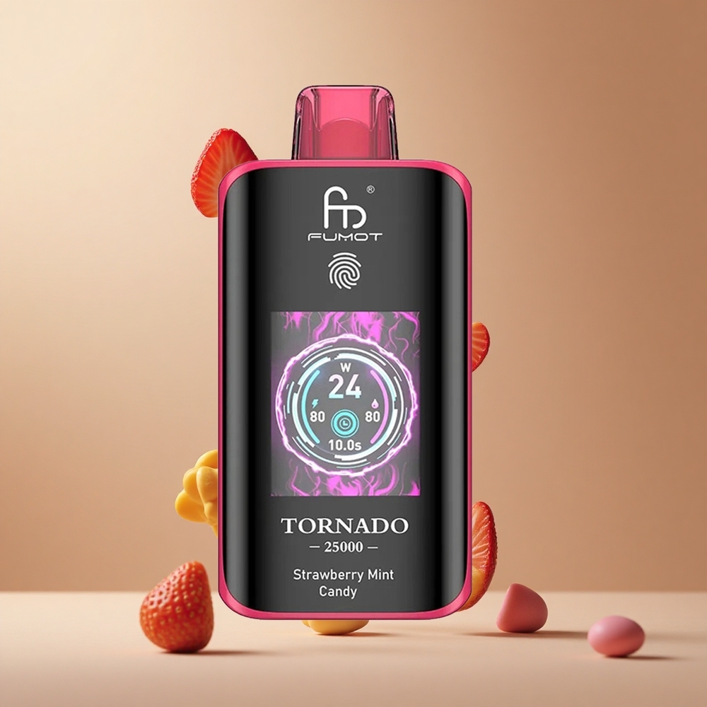 Fumot Tornado 25000 Pufuri Afine Mentă Dulce Baterie 700mAh Reîncărcabilă 20ml Lichid Pre-umplut Romania wholesale Fumot Tornado 25000 Pufuri Afine Mentă Dulce Baterie 700mAh Reîncărcabilă 20ml Lichid Pre-umplut Romania wholesale