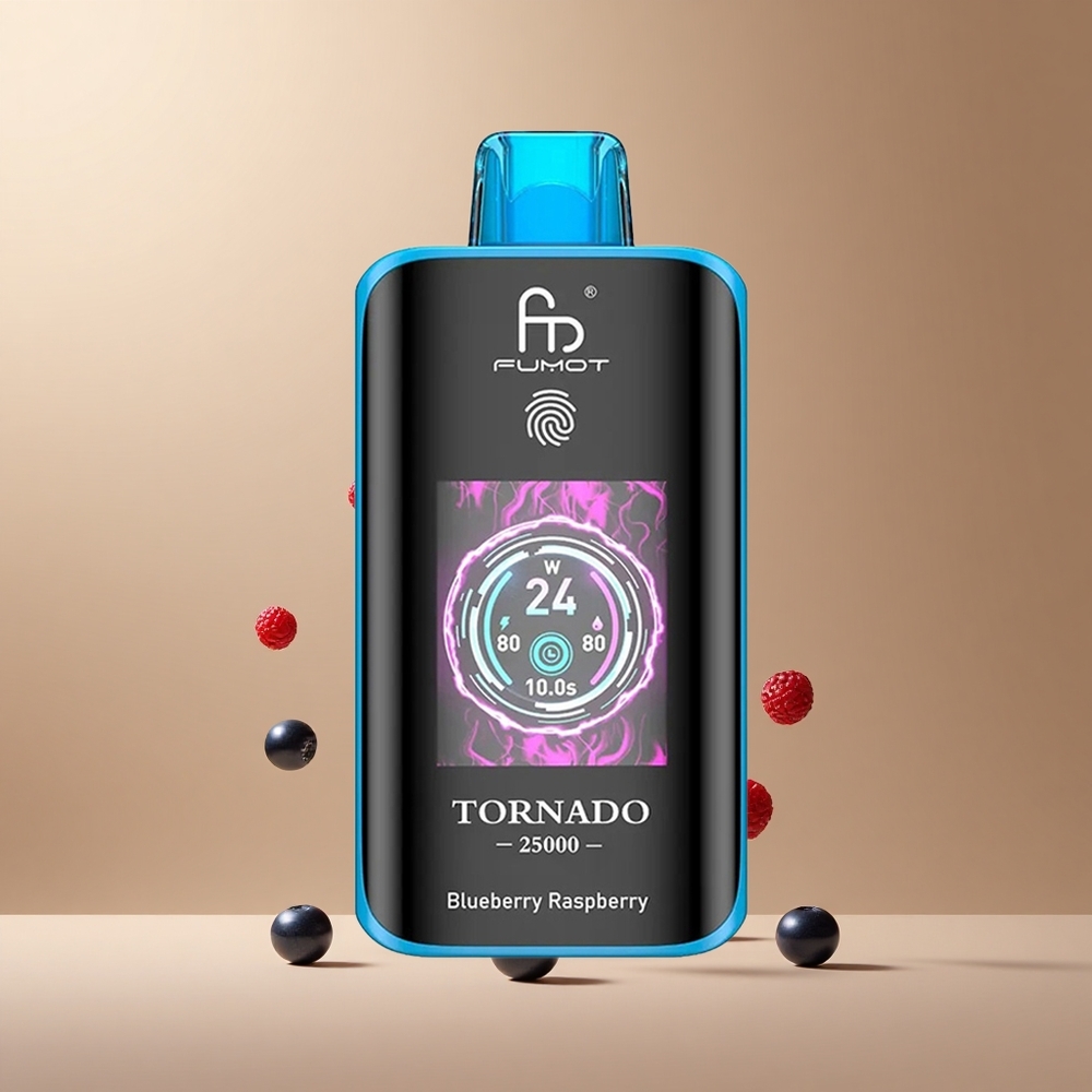Fumot Tornado 25000 Pufuri Afine Zmeură Ecran HD Baterie Reîncărcabilă 700mAh Romania wholesale Fumot Tornado 25000 Pufuri Afine Zmeură Ecran HD Baterie Reîncărcabilă 700mAh Romania wholesale