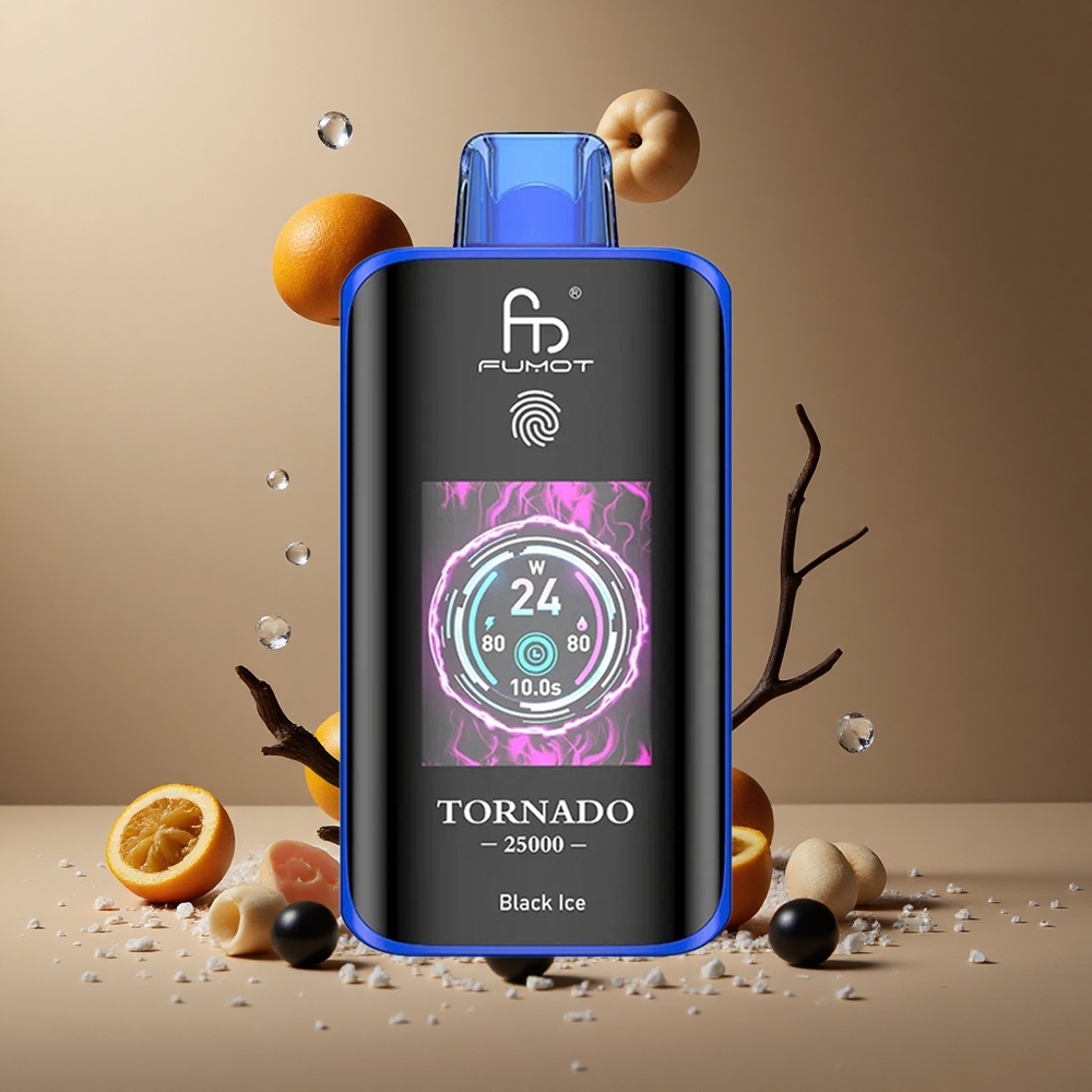 Fumot Tornado 25000 Pufuri Gheață Neagră 20ml Lichid Pre-umplut 700mAh Baterie Reîncărcabilă Romania wholesale Fumot Tornado 25000 Pufuri Gheață Neagră 20ml Lichid Pre-umplut 700mAh Baterie Reîncărcabilă Romania wholesale