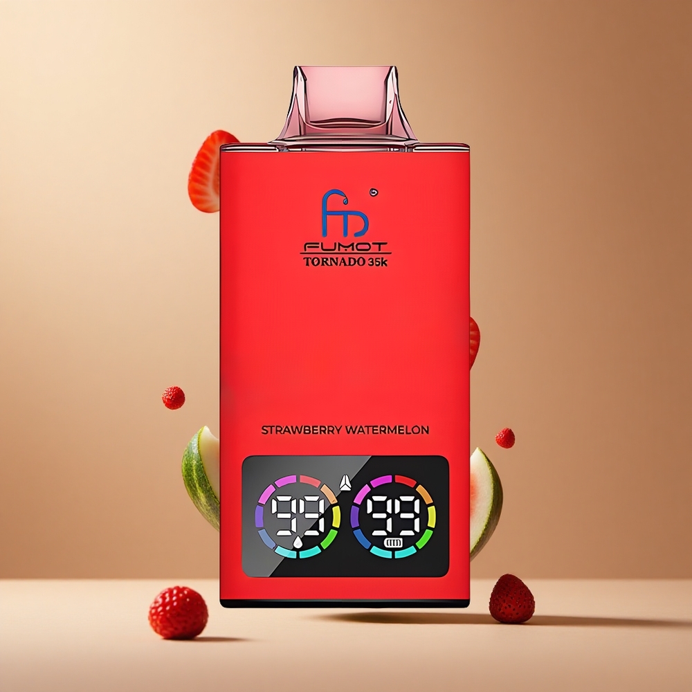 Fumot Tornado 35000 Capsă Dual Mesh Coil Baterie 700 MAH Căpșună Pepene Verde Romania wholesale Fumot Tornado 35000 Capsă Dual Mesh Coil Baterie 700 MAH Căpșună Pepene Verde Romania wholesale