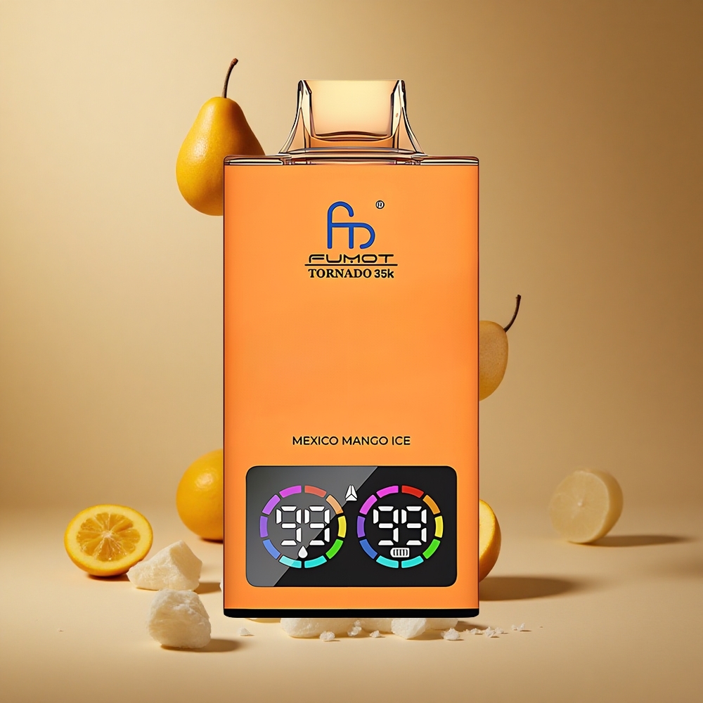 Fumot Tornado 35000 Gheață de Mango Mexico Bobină Duală Mesh Baterie 700 MAH Romania wholesale Fumot Tornado 35000 Gheață de Mango Mexico Bobină Duală Mesh Baterie 700 MAH Romania wholesale