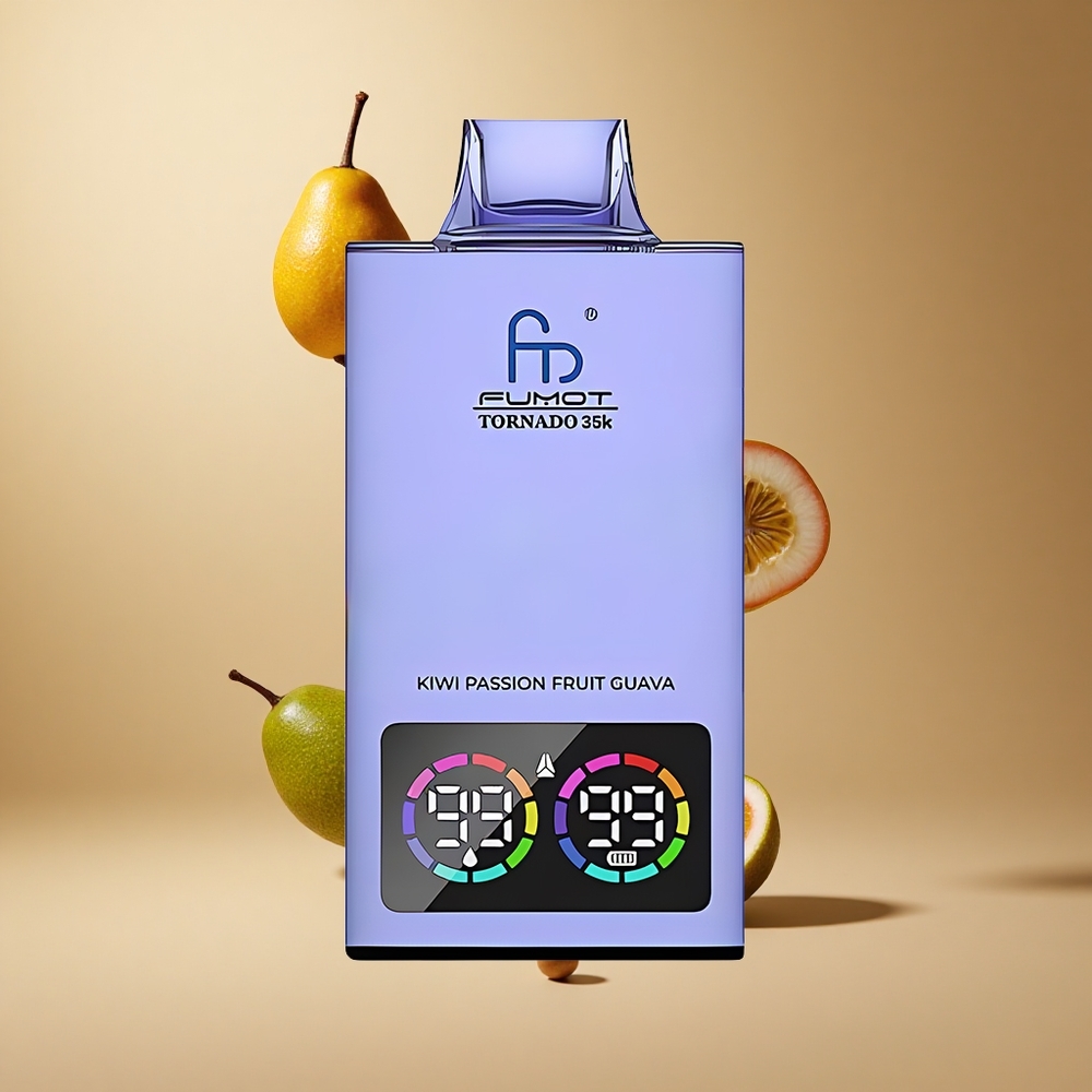 Fumot Tornado 35000 Kiwi Fructul Pasiunii Guava Bobină Duală Indicator de Lichid Romania wholesale Fumot Tornado 35000 Kiwi Fructul Pasiunii Guava Bobină Duală Indicator de Lichid Romania wholesale