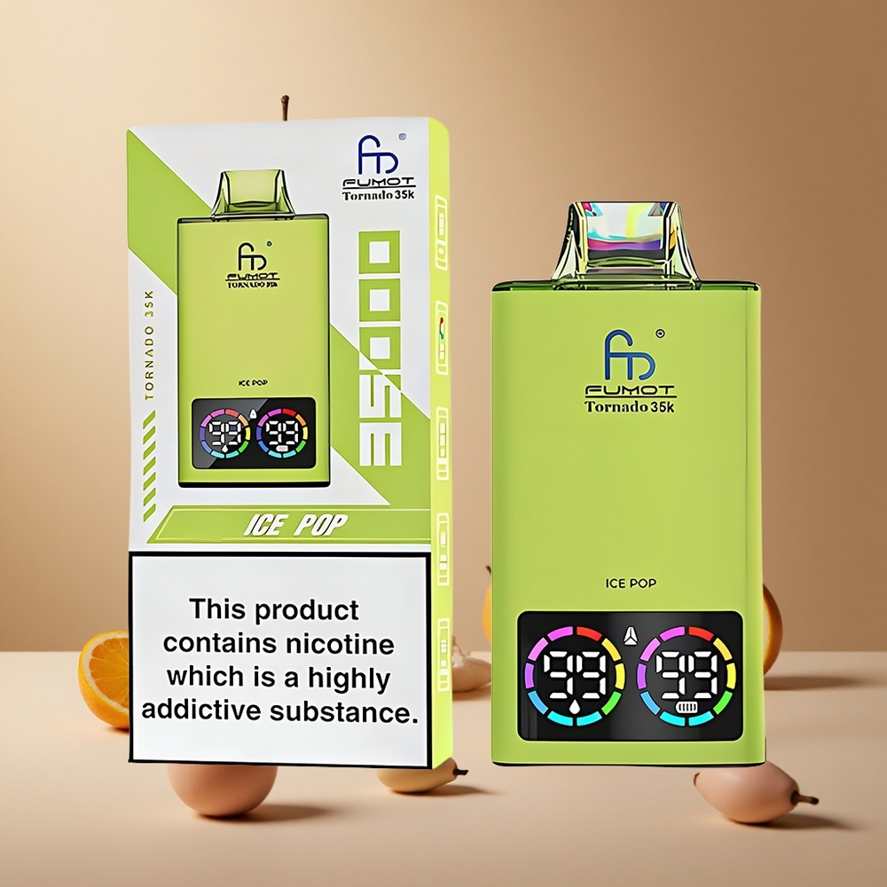 Fumot Tornado 35000 Vape de unică folosință Ice Pop Baterie 700 MAH Romania wholesale