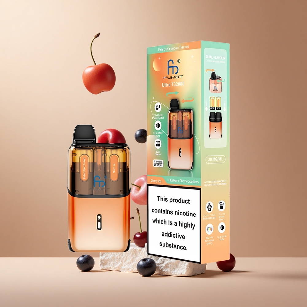 Fumot Ultra T32000 32000 de Pufuri Afine Cireșă Coacăză - Cireșă Ice Romania wholesale