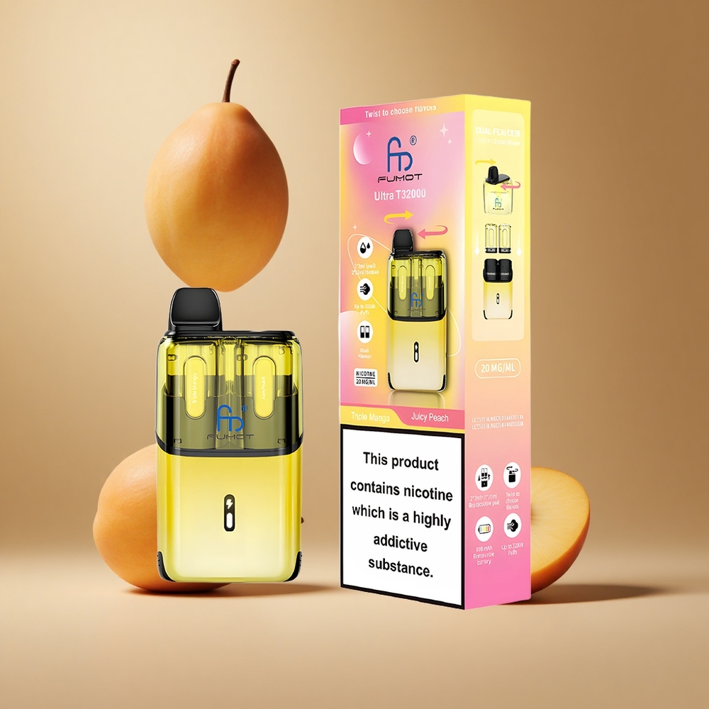 Fumot Ultra T32000 32000 de Pufuri Mango Zemoşi - Piersică Zemoasă Baterie 800mAh Romania wholesale