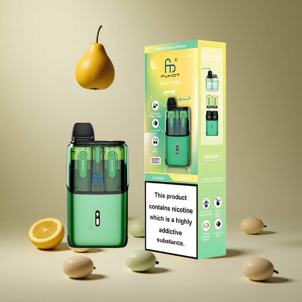 Fumot Ultra T32000 32000 de Pufuri Mentă Răcoritoare - Spearmint 800mAh Baterie Romania wholesale