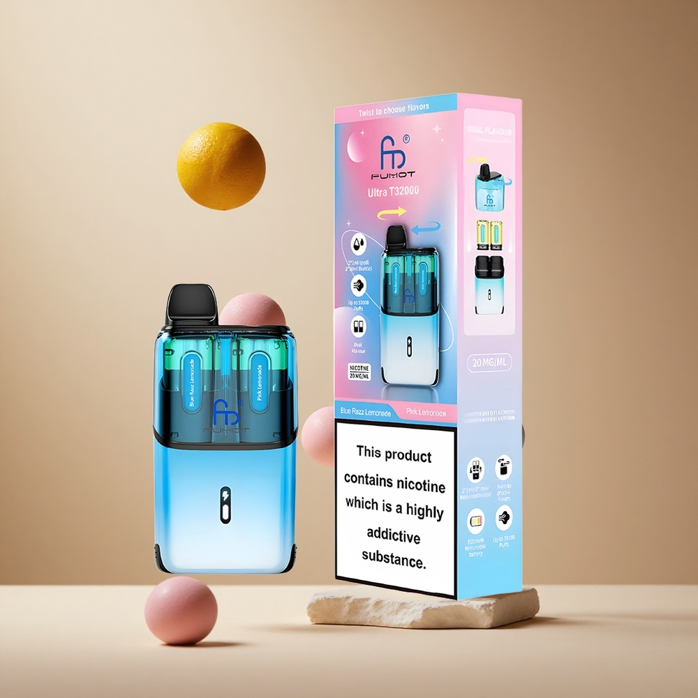 Fumot Ultra T32000 32000 de Pufuri Zmeură Albastră Limonadă - Limonadă Roz România wholesale