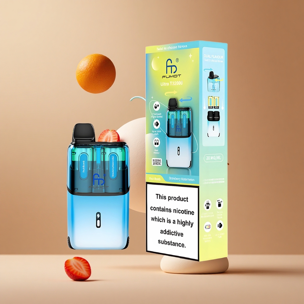 Fumot Ultra T32000 Dispozabil 32000 de Pufuri Capsuni Pepene Fruct Bomb Advanced Mesh Coil Romania wholesale