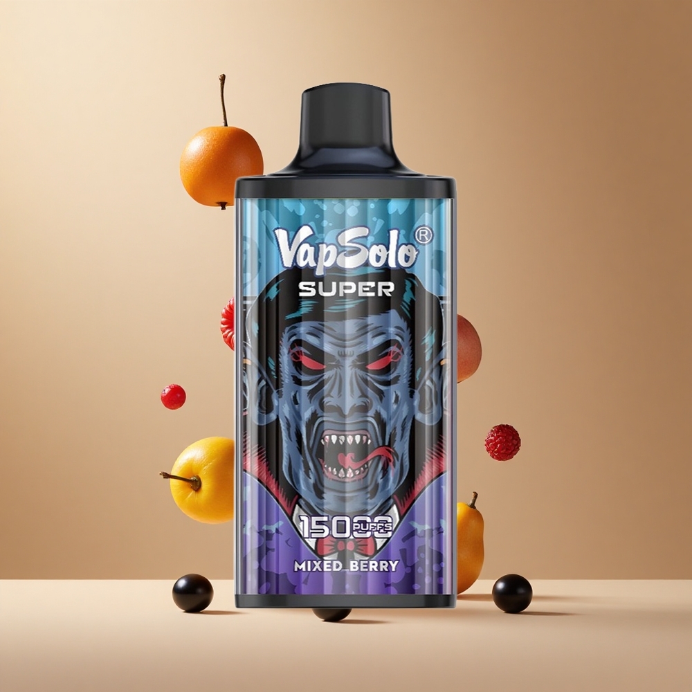 Vapsolo Super 15000 Pufuri Arome Mix de Fructe de Pădure 40ml 850mAh Romania wholesale Vapsolo Super 15000 Pufuri Arome Mix de Fructe de Pădure 40ml 850mAh Romania wholesale