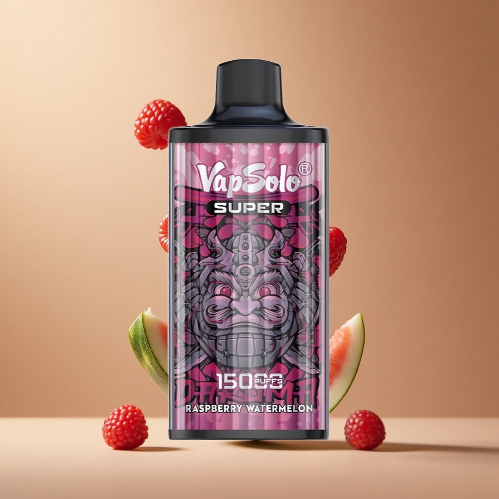 Vapsolo Super 15000 Pufuri E-Lichid 40ml Capsuni Zmeura Romania wholesale