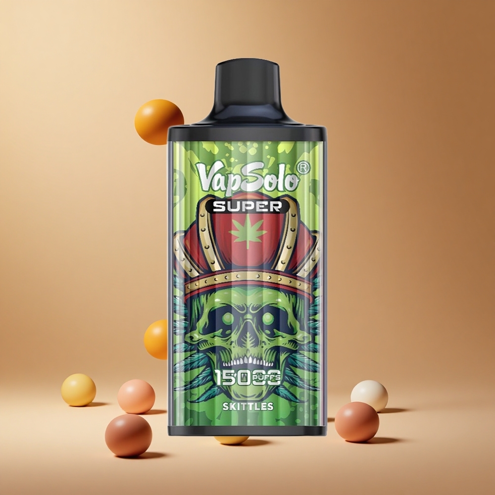 Vapsolo Super 15000 Pufuri E-Lichid 40ml Skittles Romania wholesale