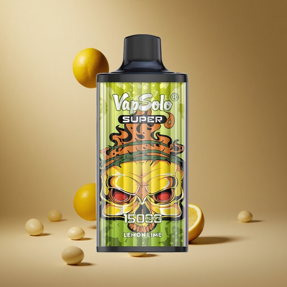 Vapsolo Super 15000 Pufuri Lima Lămâie 40ml 850mAh Romania wholesale