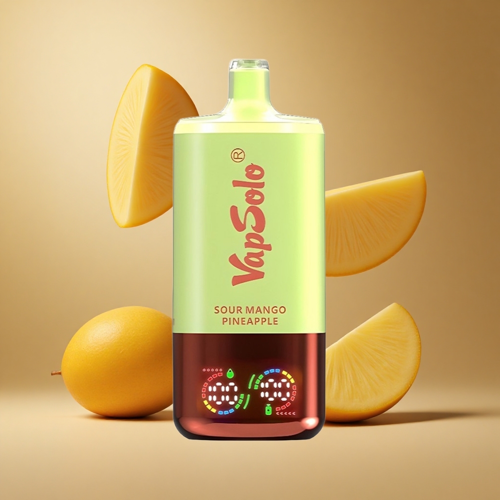 VapSolo Triple 30000 Pufuri Mango acrișor Ananas Port de încărcare Type-C Lichid electronic 40ml Romania wholesale VapSolo Triple 30000 Pufuri Mango acrișor Ananas Port de încărcare Type-C Lichid electronic 40ml Romania wholesale