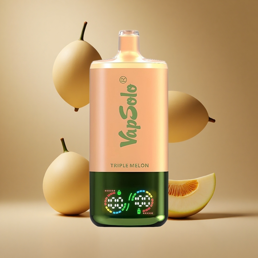 VapSolo Triple 30000 Pufuri Triple Pepene Dispozabil Port Tip-C Romania wholesale VapSolo Triple 30000 Pufuri Triple Pepene Dispozabil Port Tip-C Romania wholesale