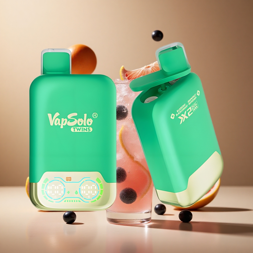 Vapsolo Twins 20000 Pufuri Afină Coacăză Negru & Grepfrut Revigorant 40 ml Port Type-C Romania wholesale Vapsolo Twins 20000 Pufuri Afină Coacăză Negru & Grepfrut Revigorant 40 ml Port Type-C Romania wholesale