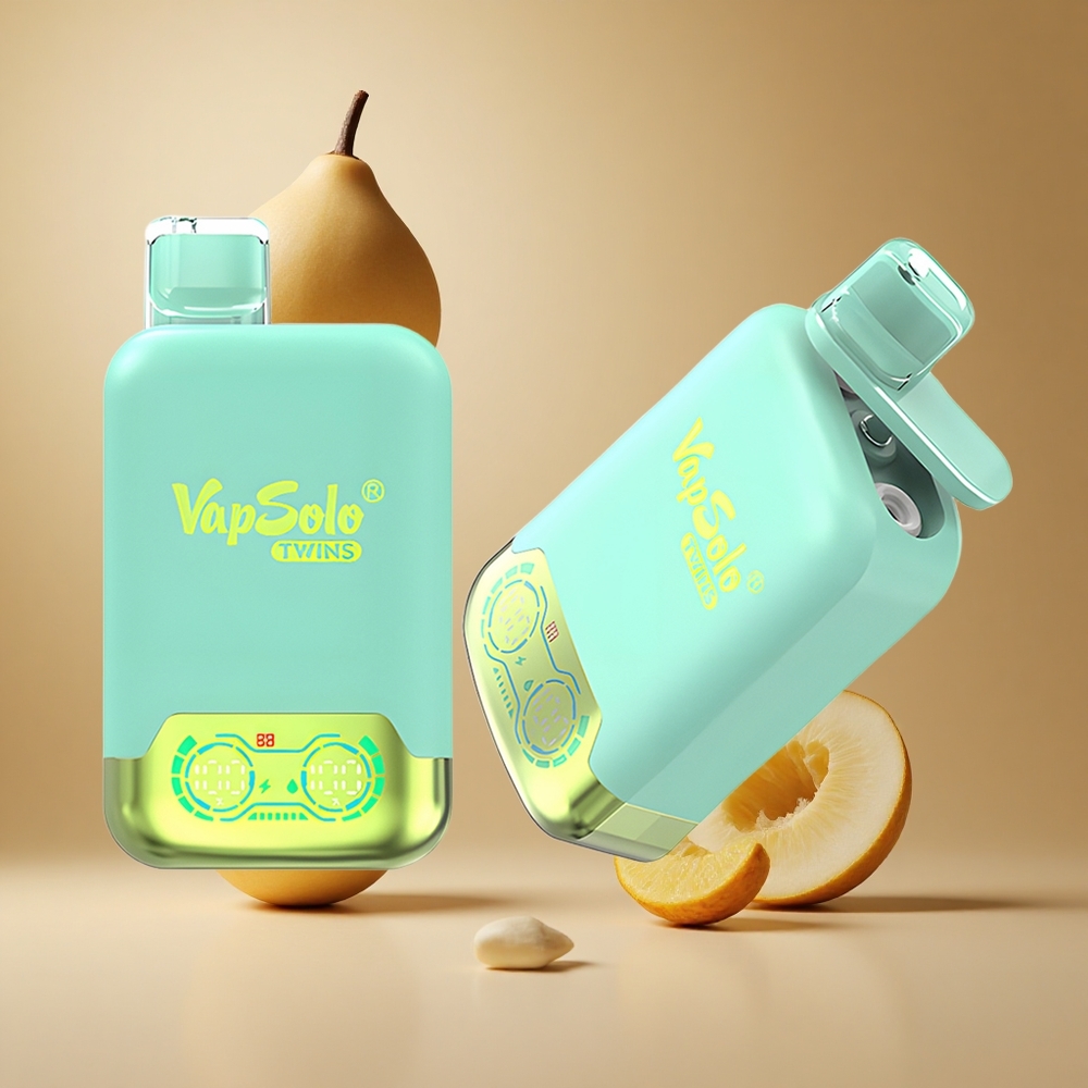 Vapsolo Twins 20000 Pufuri Triple Pepene & Ananas Coco Lichid Electronic: 40 ml Port Incarcare: Type-C Romania wholesale