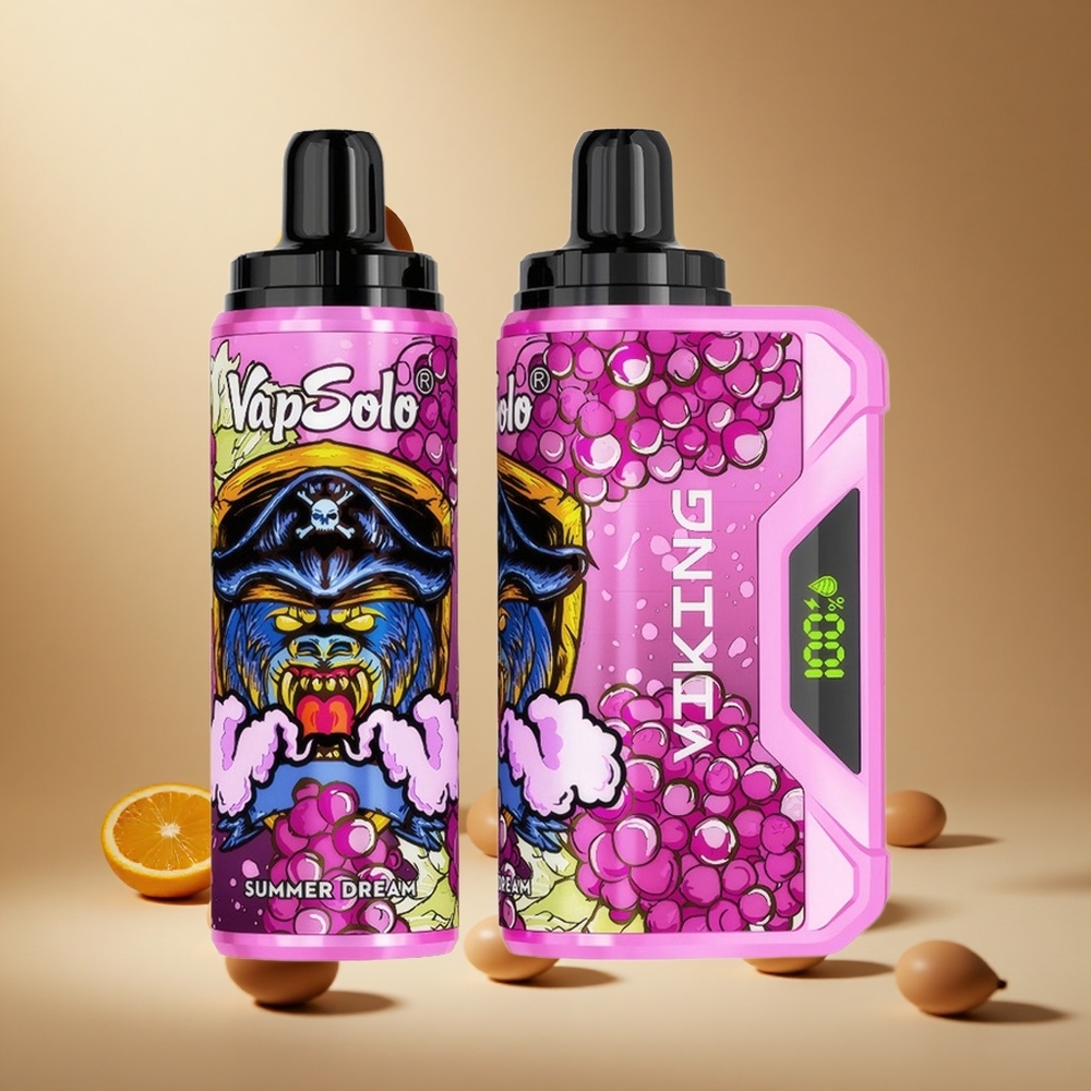 VapSolo VIKING 12000 Pufuri E-Lichid 22ml Vape de unică folosință Vis de Vară Romania wholesale