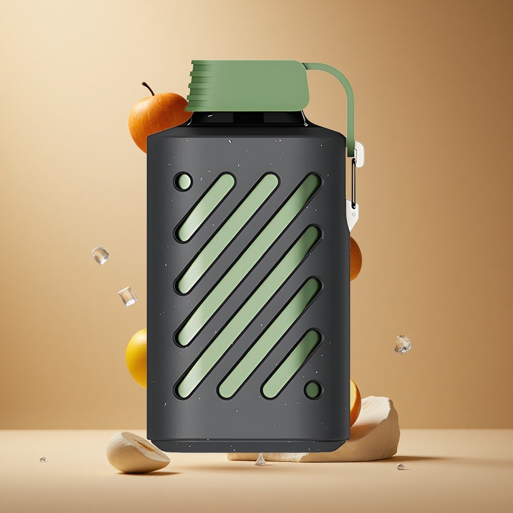 VOZOL GEAR 10000 de Pufuri Măr Acerb Gheață Capacitate Lichid Mărită Romania wholesale