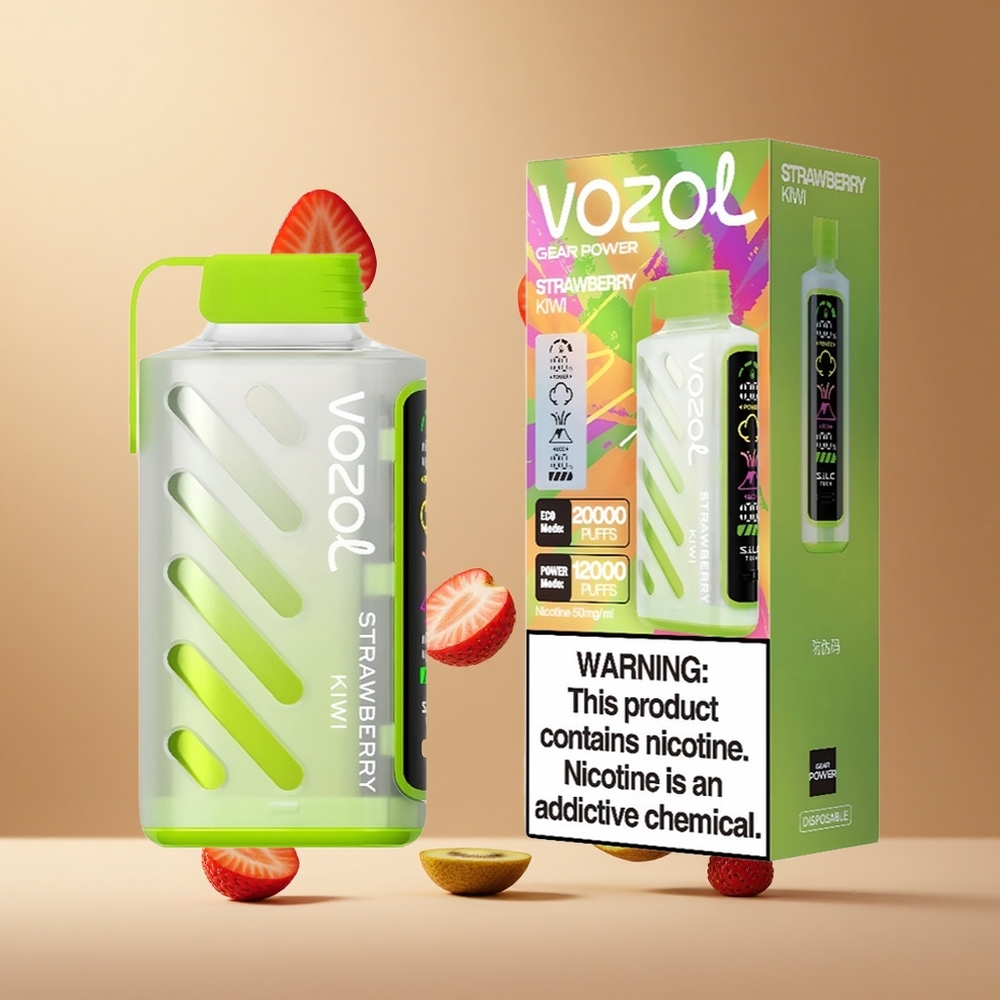 VOZOL Gear Power 20000 Pufuri Capsuni Kiwi Tehnologie: S.i.L.C. Tech Ecran Complet Romania wholesale