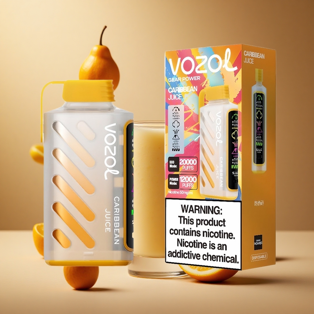VOZOL Gear Power 20000 Pufuri Suc Caribbean Tehnologie S.i.L.C. și Dual Mesh Coil Romania wholesale