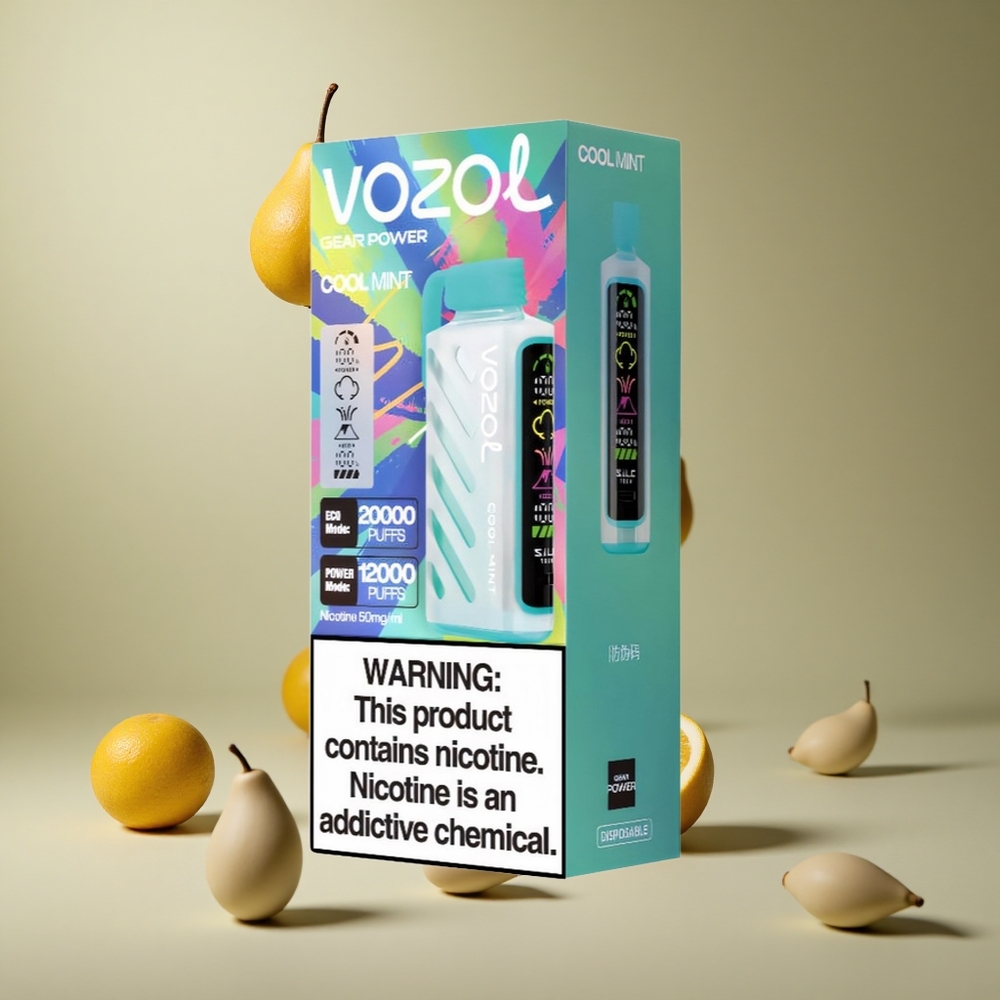 VOZOL Gear Power 20000 Pufuri Tehnologie S.i.L.C. Tech 20mL Capacitate Lichid Pre-umplut Mentă Răcoritoare Romania wholesale