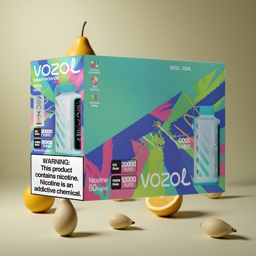 VOZOL Gear Power 20000 Pufuri Tehnologie S.i.L.C. Tech 20mL Capacitate Lichid Pre-umplut Mentă Răcoritoare Romania wholesale