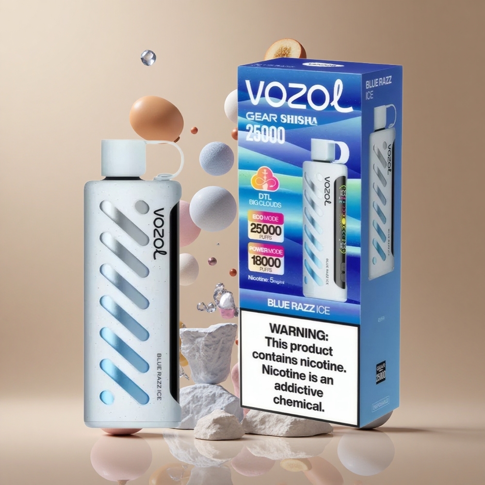 VOZOL Gear Shisha 25000 Pufuri Aroma Zăpadă de Afine Albastre Tehnologie S.i.L.C Romania wholesale