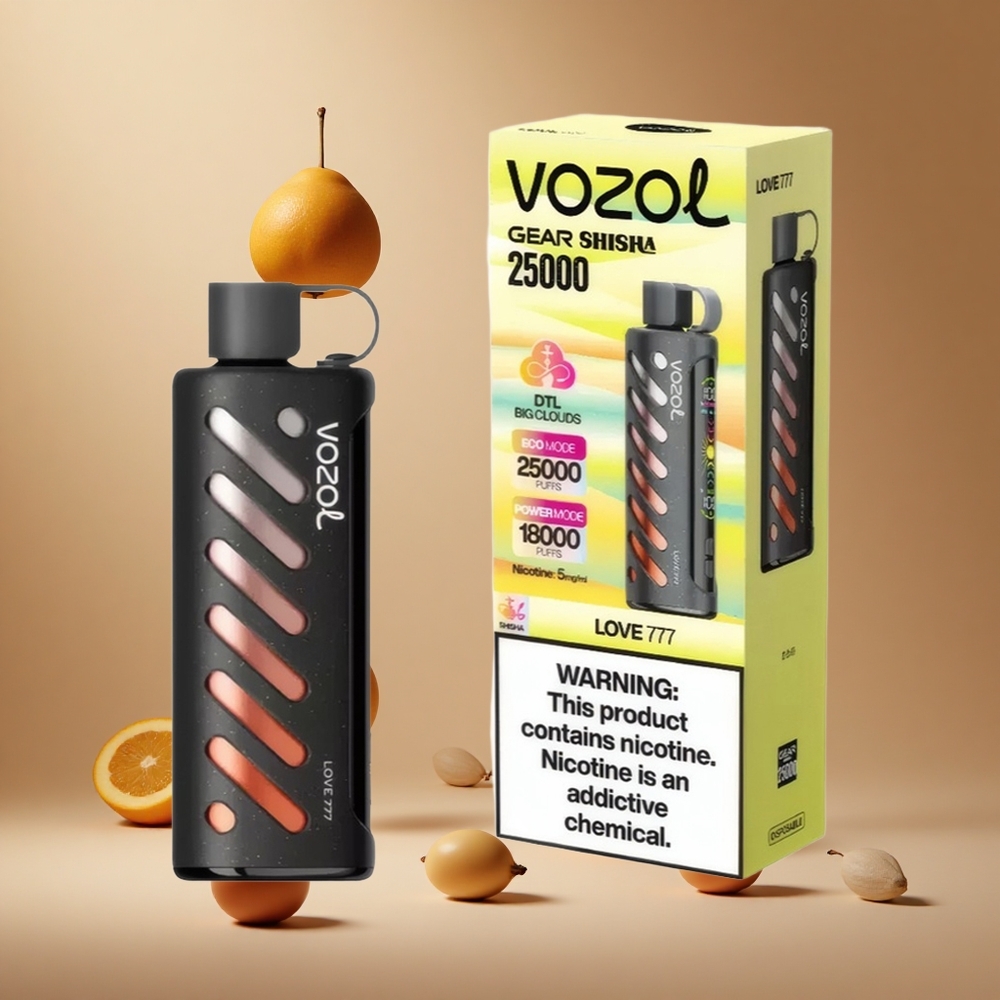 VOZOL Gear Shisha 25000 Pufuri Arome: 30 de Arome Delicioase Baterie: 1000mAh Vape de unică folosință Love 777 Romania wholesale