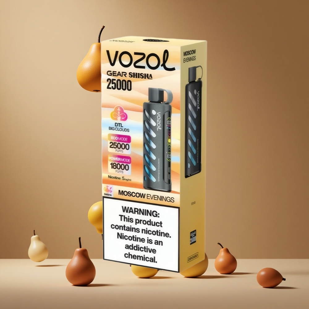 VOZOL Gear Shisha 25000 Pufuri Dispozitiv Vapă Disposabil Serile din Moscova Romania wholesale