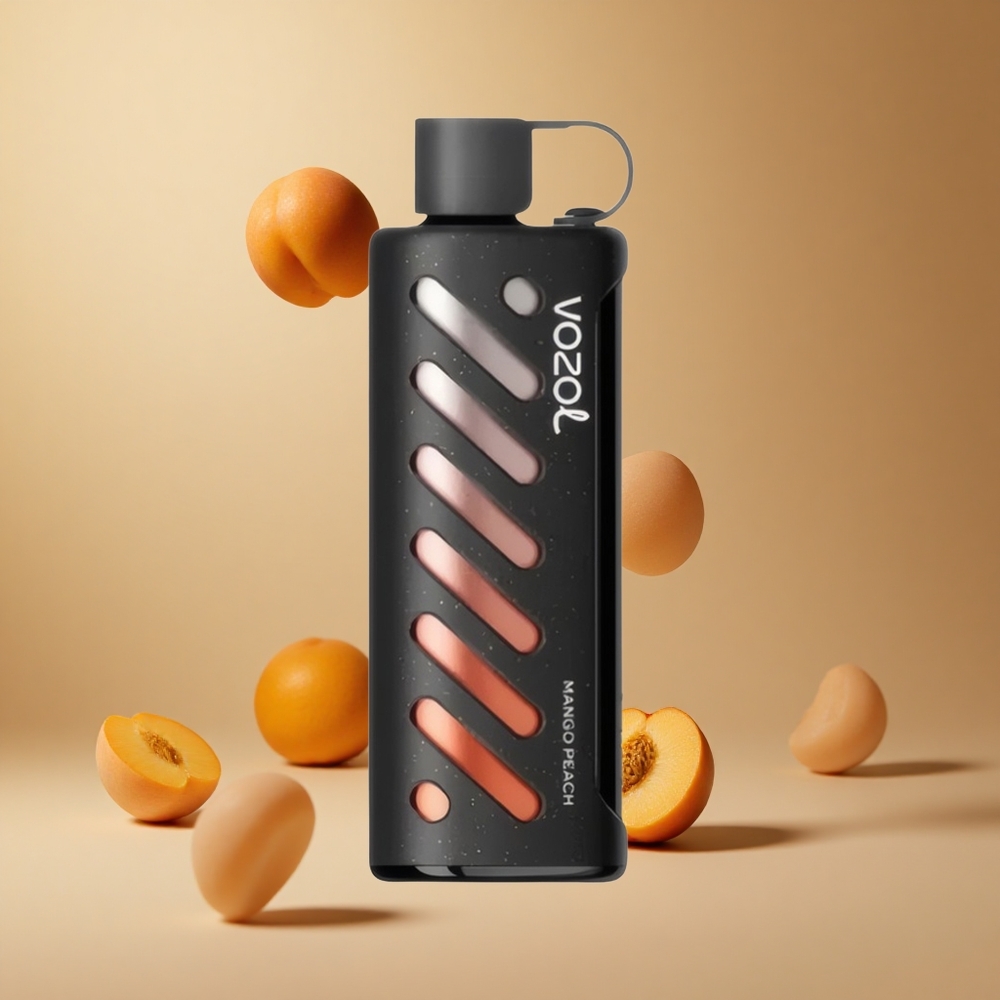 VOZOL Gear Shisha 25000 Pufuri Mango piersică 30 de Arome Dual Mesh Dual Modes Romania wholesale