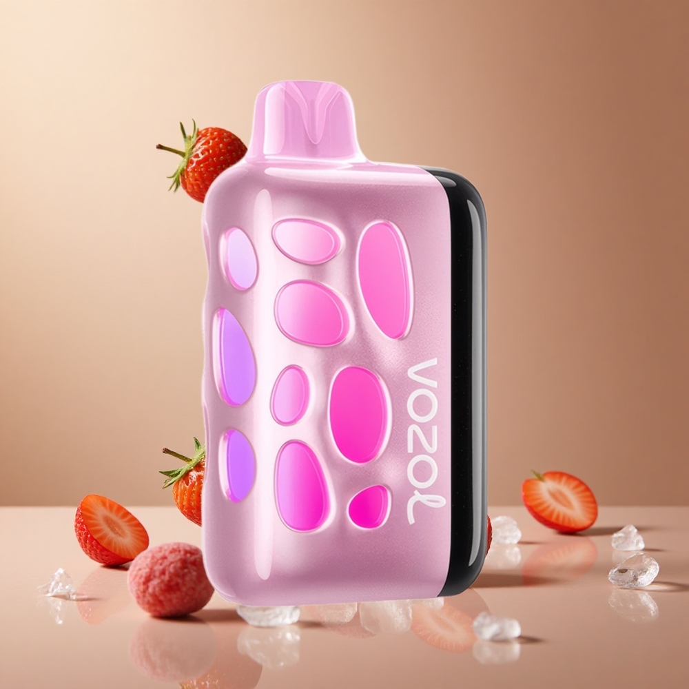 VOZOL RAVE 40000 Capsuni Gheață 1000mAh Capacitate Baterie 270 Grade Design Strălucitor Romania wholesale VOZOL RAVE 40000 Capsuni Gheață 1000mAh Capacitate Baterie 270 Grade Design Strălucitor Romania wholesale