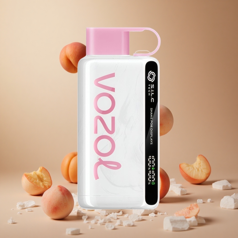 VOZOL STAR 9000/12000 Pufuri Gheață de piersică Încărcare 30% mai rapidă Baterie 650mAh Romania wholesale