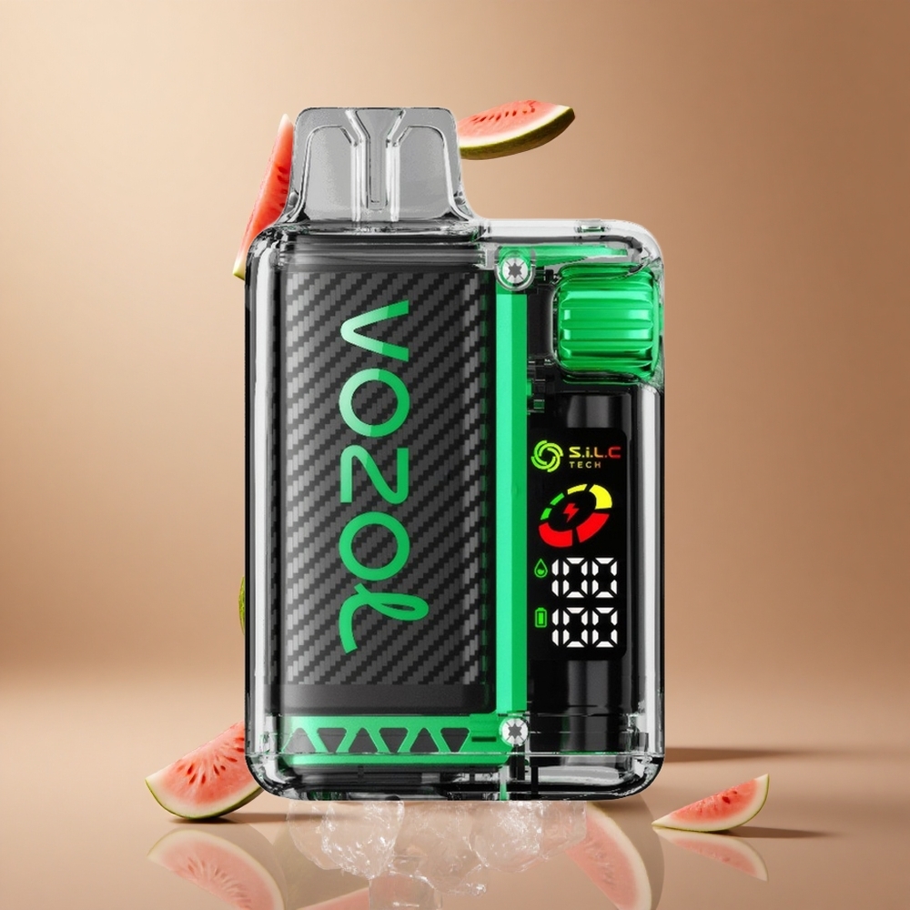 VOZOL Vista 20000 Pufuri Aport de Nicotină: 2% Coil: S.i.L.C Tech Dual Mesh Coil Capsă de Pepene Gheață Romania wholesale