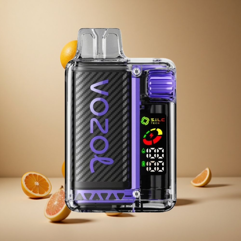 VOZOL Vista 20000 Pufuri Soc Flor de Tei Grapefruit Baterie Reîncărcabilă 650mAh Ecran OLED Romania wholesale